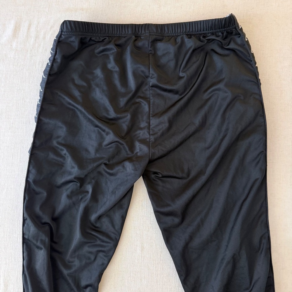 Kappa Banda Track Pants Mens XL Black Logo Tape Joggers Streetwear Sportswear - Picture 10 of 10